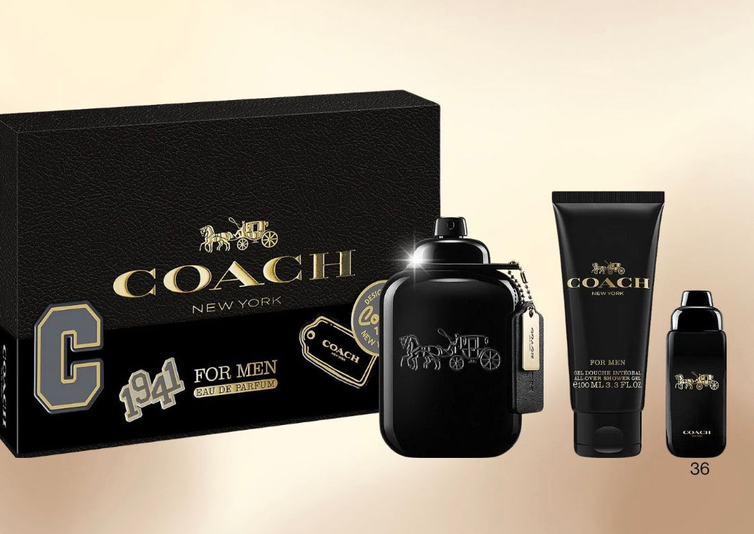 Coach For Men Eau de Parfum Set 3 Piezas para Hombre