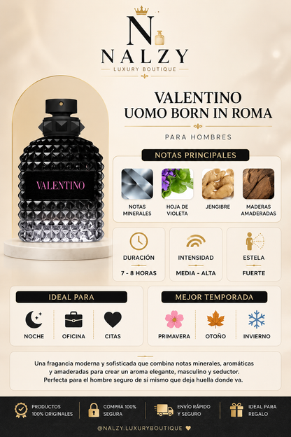 Valentino Uomo Born in Roma Eau de Toilette para Hombre