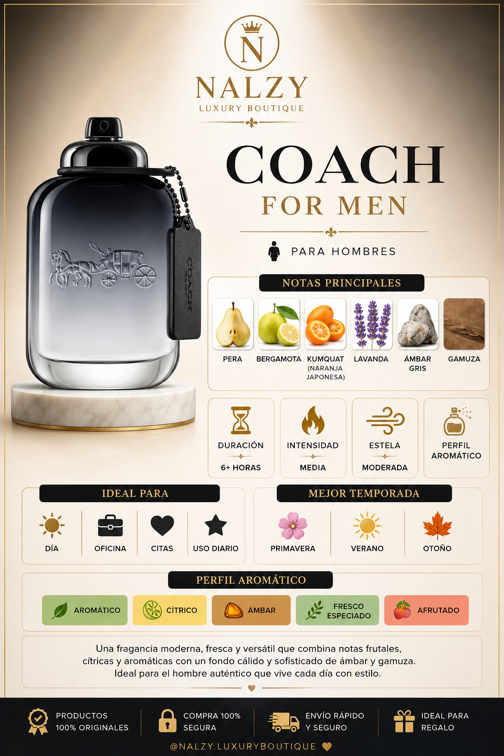 Coach For Men Eau de Toilette para Hombre