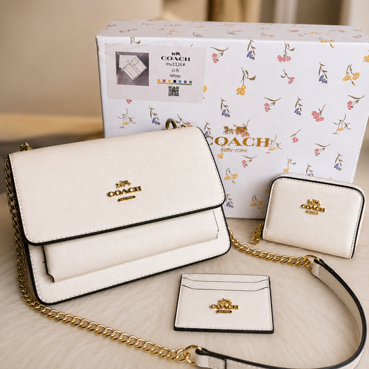 Set Fashion de 3 piezas blanco