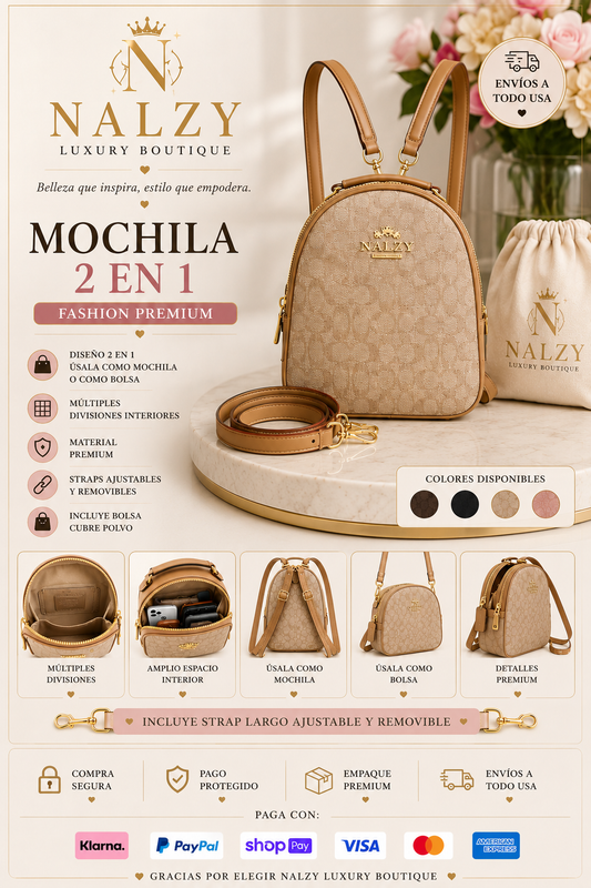 Mochila 2 en 1 Fashion Premium