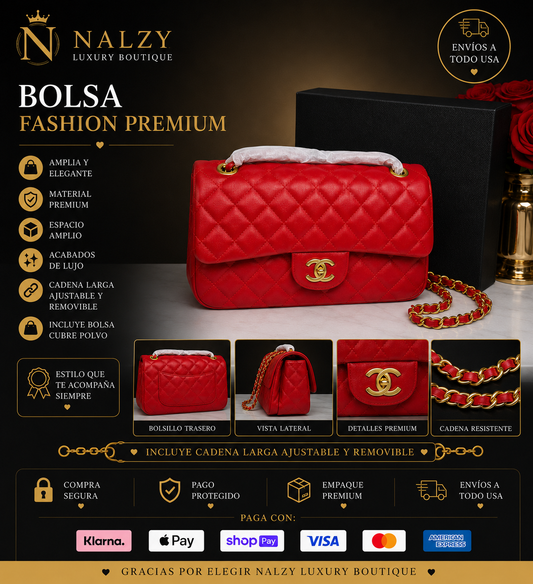 Bolsa Fashion Premium- Cadena Clásica