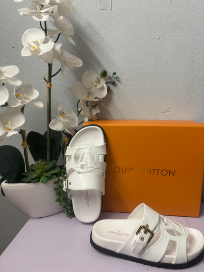 Sandalias LV Premium para Mujer con Hebilla Ajustable