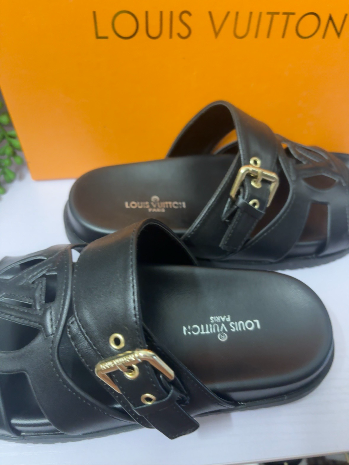 Sandalias LV Premium para Mujer con Hebilla Ajustable